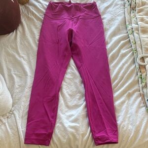 Lululemon Athletica Vibrant Pink Leggings